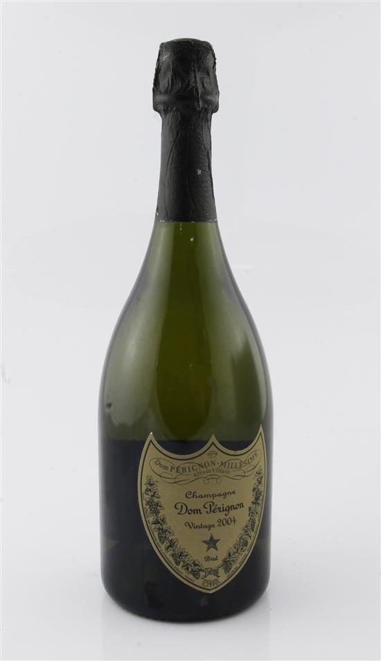 One bottle of Dom Perignon 2004 Vintage Champagne.